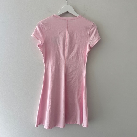 SKIMS Heart Cotton Jersey TShirt Mini Dress in Cherry Blossom L - Picture 6 of 9